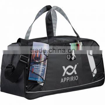 Shockwave 19" Sports Duffel Bag - Has Elastic Bungee Cords, Pen Loop and Comes With Your Logo. photo-5