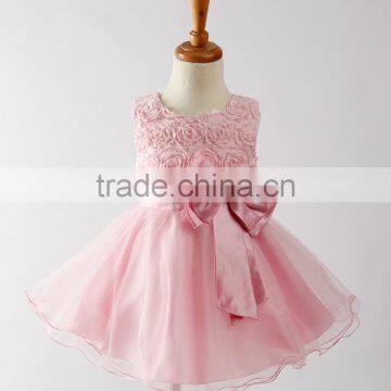 High Quality Little Queen Real Sample Flower Girl Dress Made in China photo-4