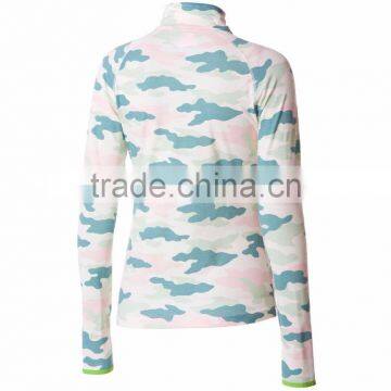 Womens Long Sleeve Casual Fitness Weae Zipper Jacket Sweatshirt Without Hood photo-5