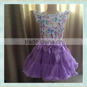 Wholesale 2017 Children Wear Summer Pettiskirt Hot Pink Nylon Chiffon Fluffy Petti Skirt for Baby Girls photo-6
