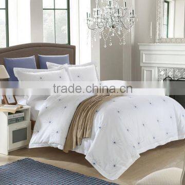 Hotel customized jacquard bedding set 100% cotton