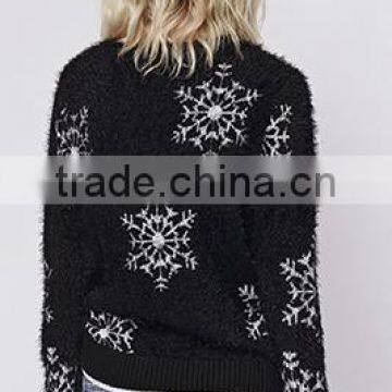 Novelty Pullover Knitted Patterns Custom Christmas Womens Cashmere Jumpers for Sale photo-5