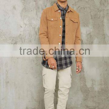 Latest Design Casual Men Custom Pocket Twill Cotton Autumn Plain Cheap Cargo Pants photo-5