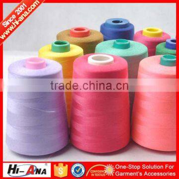 hiana thread2 ISO 9001:2000 certufucation Sew Good 100% spun polyester sewing thread 40/2