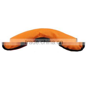 Training Chew Sound Activity Squeaky Toy Dart Red Orange Oxford Fabric Giggle Ball photo-3