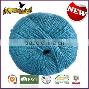 2014 Recycled healthy bamboo fiber blended solid color ball yarn for top clothes