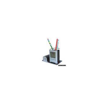 Calendar with Penholder and Recorder