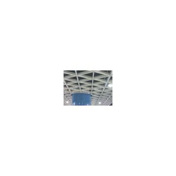 suspended decorative Metal Grid Ceiling aluminum Triangle For stadiums / subway