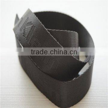 Black Nylon Jacquard Webbing Tape