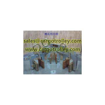 Scissor lifter clamps details