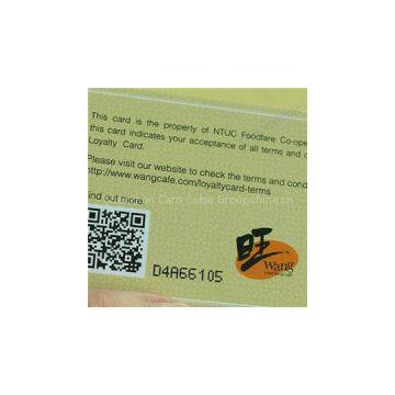 4C+4C Printing Card with QR Code