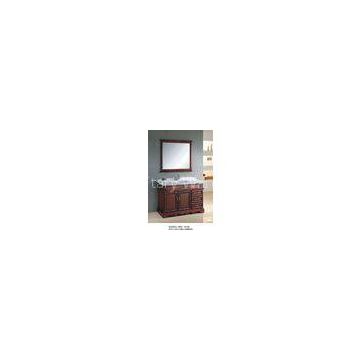 Freestanding bathroom furniture double sink bathroom vanities and cabinets marble top