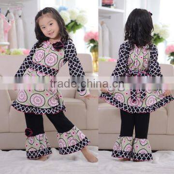 2014 New arrival wholesale baby clothes christmas soft cotton baby top set