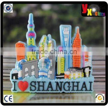 TOURIST SOUVENIR Rubber FRIDGE MAGNET ------ Shanghai China