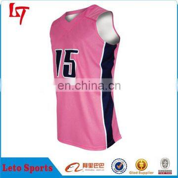 Design Reversible Tank Ladies Basketball Jerseys Custom sublimation design ladies basketball jersey