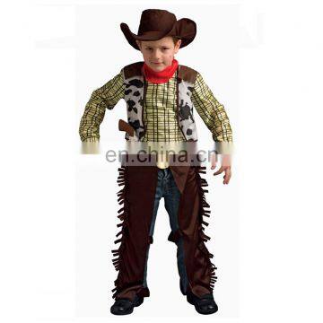 Carnival Halloween Kids Party Cowboy Costume