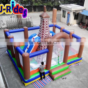 children Eiffer Tower inflatable playground