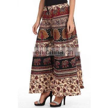 Trendy Indian Bagru Print Printed Cotton Palazzo pant for Women