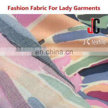 rayon fabric for sale 100% hand silk soft fabric poplin printed fabric