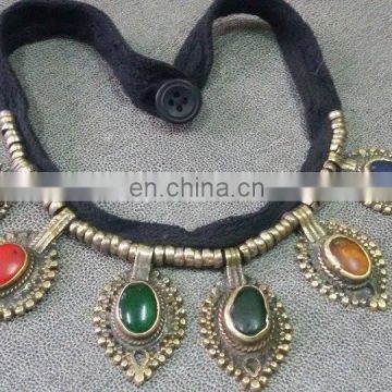 (KN-0003) Afghan kuchi necklace