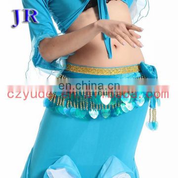 Indian big sequins tassel Belly dance beaded belt for competition Y-2024#