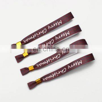 High Quality Hot Sell Event Promotion Fabric Polyester Wristband photo-4