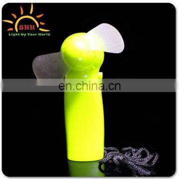 Convenient hand hold fan plastic mini size air blower fan hand fan