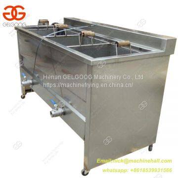 3 Basket Deep Fryer|Fried Peanut 3 Tanks Basket Fryer|Hot Selling Fried Peanut Frying Machine photo-2