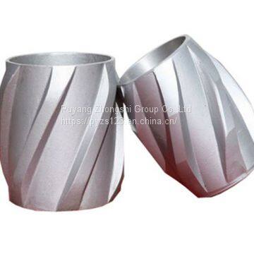 Aluminum Spiral Vane Solid Rigid Centralizer