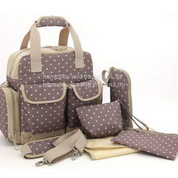 good selling full printed diaper bag with tote handle from  China