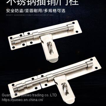 Rongxin stainless steel bolt lock lock door lock lock door lock door lock door lock door safety lock big bolt home insta