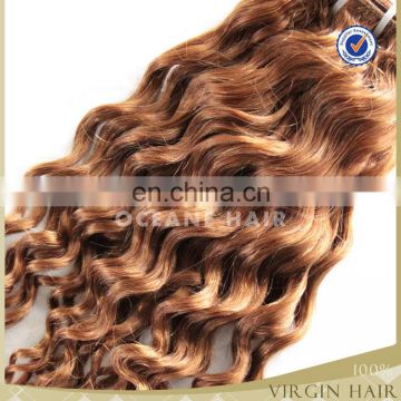 Hotsale factory wholesale price popular style human light brown curly hair extensions for black women