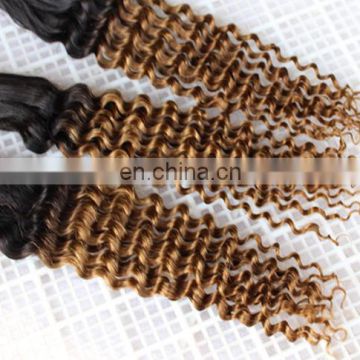 brazilian virgin hair weaving natural blonde deep curly human hair extensions import