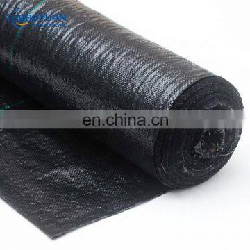 plastic woven fabric weed mat material/PP ground cover mesh/black weed cloth