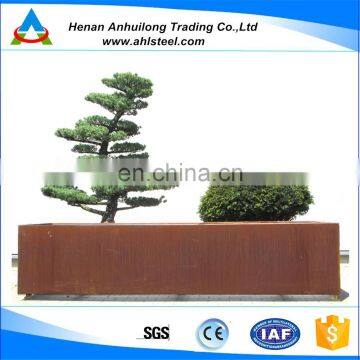 ahl-corten Corten Steel Rusty covered Metal Planter