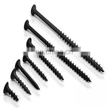 Factory Price High Quality Black Fine Thread Drywall Screw Phillips Flat Bugle Head Drywall Screw