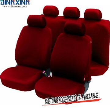 DinnXinn Cadillac 9 pcs full set Jacquard pink car seat covers manufacturer China