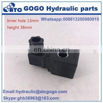 Hydraulic Lift Elevator Solenoid Valve Hydraulic Valve Coil Square AC220V DC24V Inner Hole 13 mm Height 38 mm photo-5