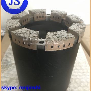 BQ,NQ,HQ,PQ Broken Carbide Bits Core Drilling Tools