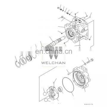 Hydraulic Pump For Excavator WA380-6 WA430-6 Hydraulic Pump For Sale 708-1W-00860 Hydraulic Pump Set