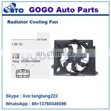 12v DC CAR Radiator A/C Cooling Fan Motor for I 30 15- Diesel engine OEM 25380-A5800