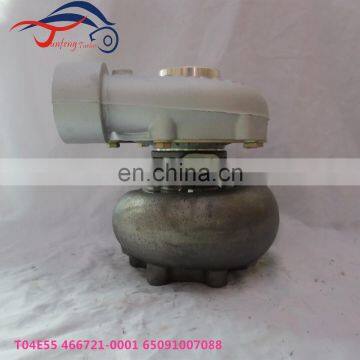 T04E55 Turbo 466721-5001S 466721-0003 65091007088 Turbocharger for Daewoo Truck V2-8TC Right Bank Engine