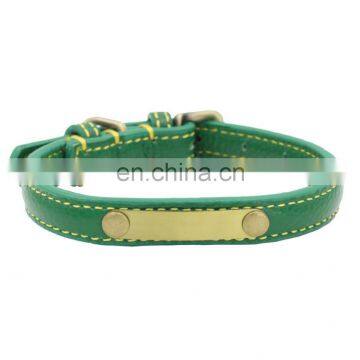 Double Layer Lichee Pattern Retro Leather Pet Collar Leash Training Dog Pulling Rope Pet Neck Chain Pet Supplies photo-4