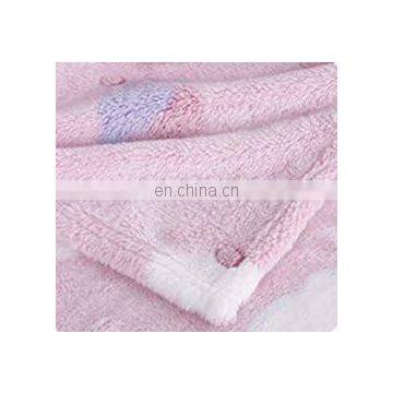 100% Polyester Glue Glow Flannel Blanket Two Sides Brushed Cozy Fleece Throw photo-2