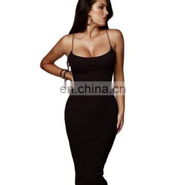 2020 Best Sellers Ladies Sexy Backless Dresses Women Casual Solid Color Bodycon Summer Dresses for Party Club photo-5