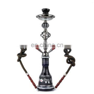 HQP-SY15 HongQiang Arab Hookah Set Wholesale Finished Product Customization Shisha Hookah Glass Hookah Shisha Two Pipes photo-4