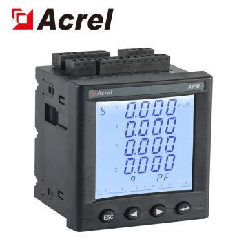 Acrel Factory hot sale analysis of power quality Multifunction Meter APM800