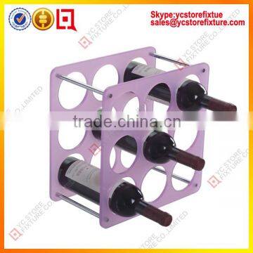 customized acrylic wine rack