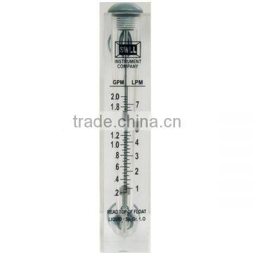 LZM Series acrylic panel type flow meter low cost water flow meter