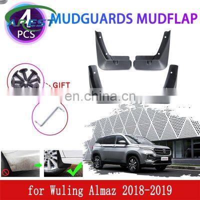 4PCS for Wuling Almaz MG Hector 2018 2019 Mudguards Mudflaps Fender Mud Flap Splash Mud Retention Guards Protect Car Accessories